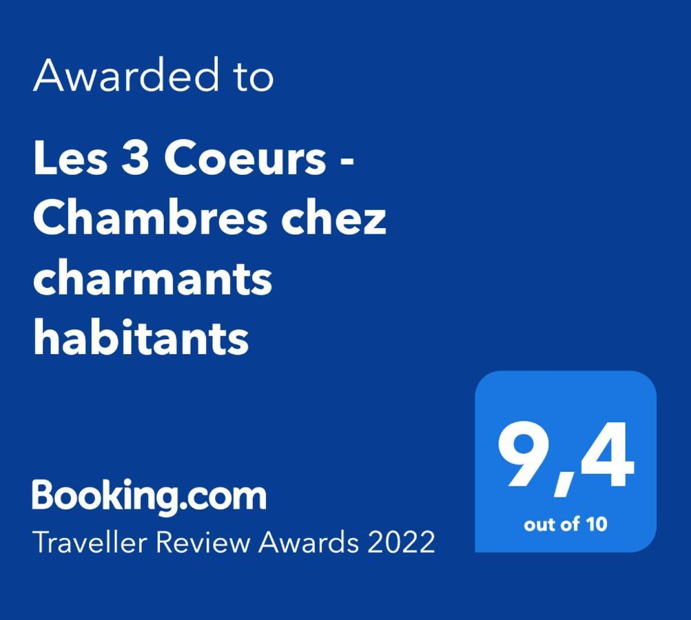 Les 3 Coeurs - Chambres Chez Charmants Habitants Font 외부 사진